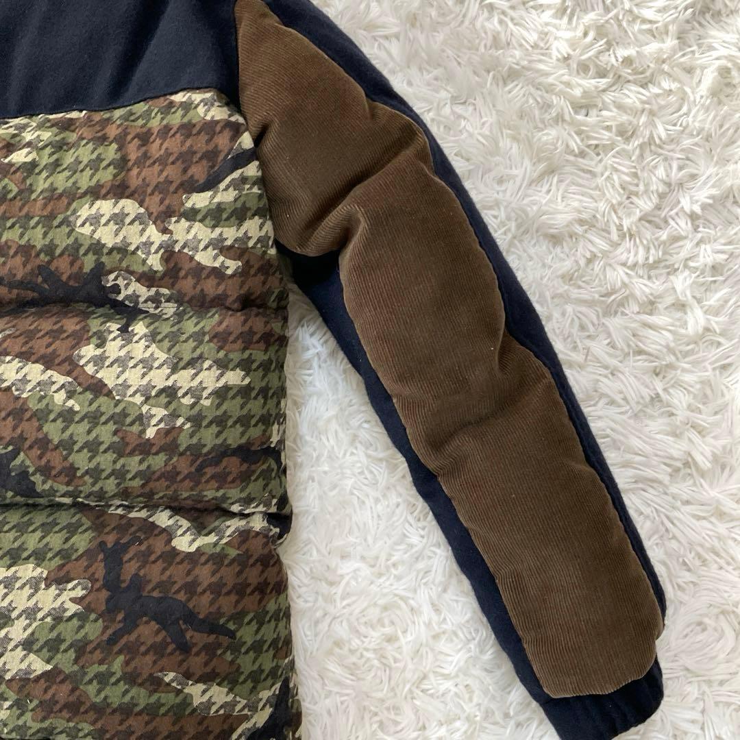 しゅ様ご予約品美品 ⭐︎MR GENTLEMAN カモフラダウンジャケット 紺 M