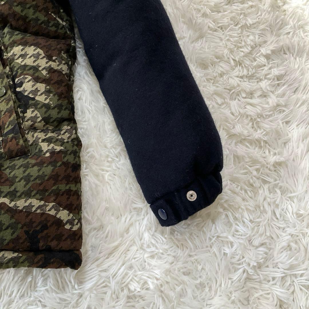 しゅ様ご予約品美品 ⭐︎MR GENTLEMAN カモフラダウンジャケット 紺 M