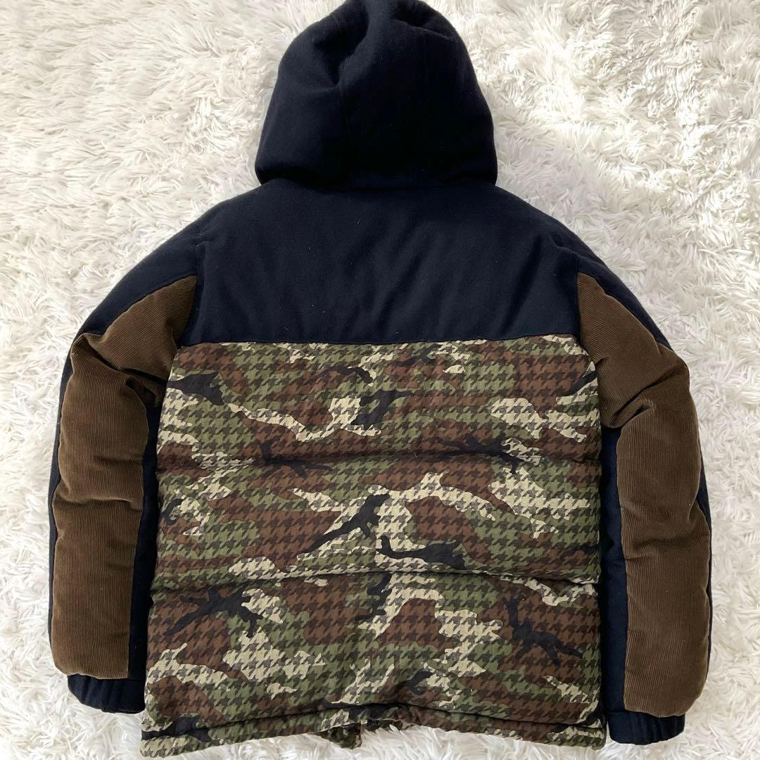 しゅ様ご予約品美品 ⭐︎MR GENTLEMAN カモフラダウンジャケット 紺 M