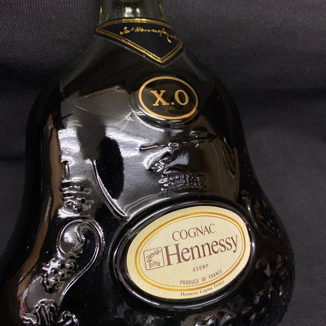 HennessyヘネシーXO 金キャップ グリーンボトル I6(3)