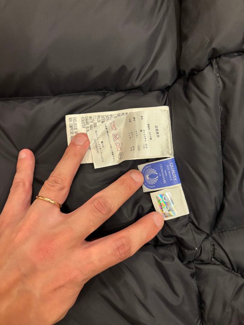   ブラック ダウンベスト