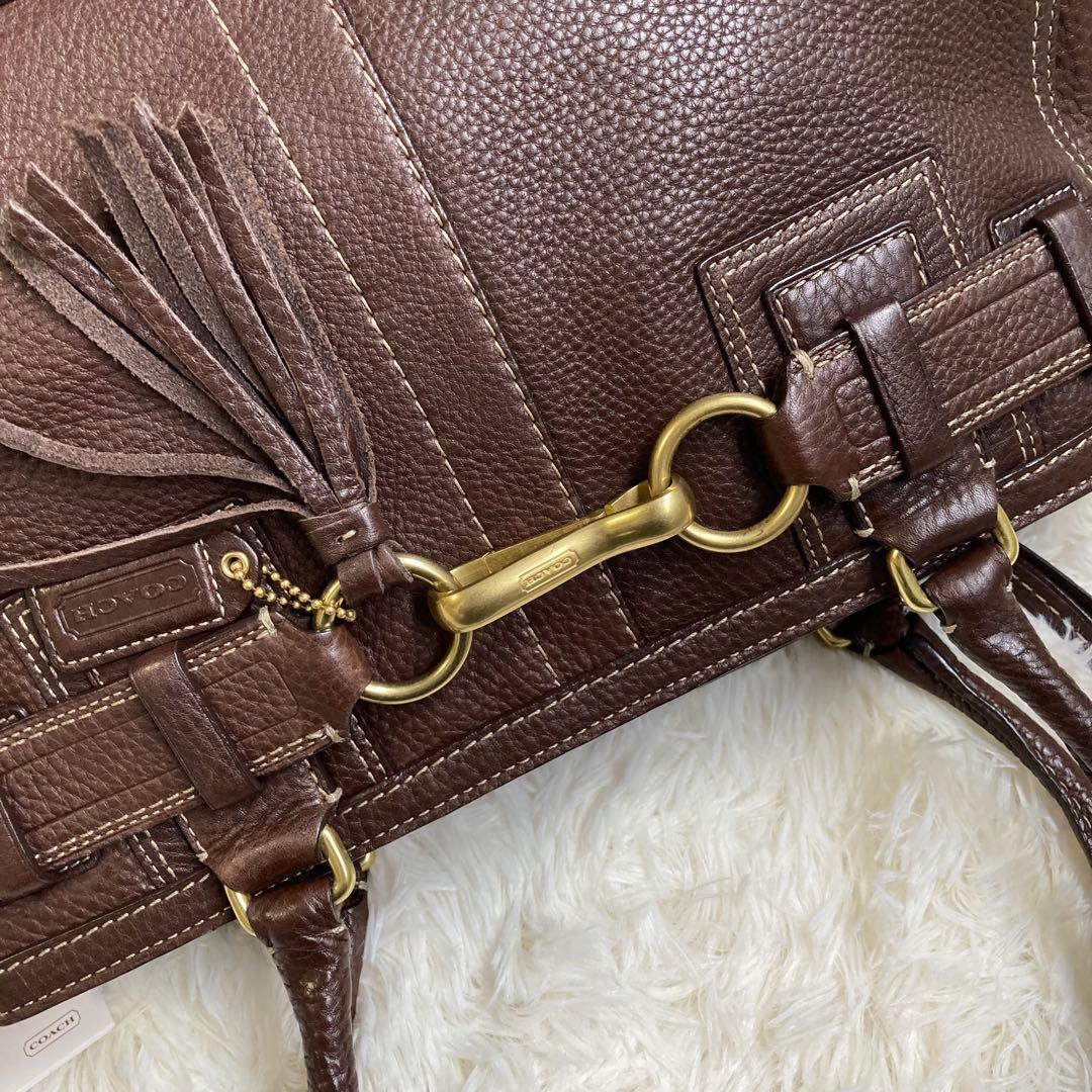 極美品 vintage coach old archive y2k ミニボストン