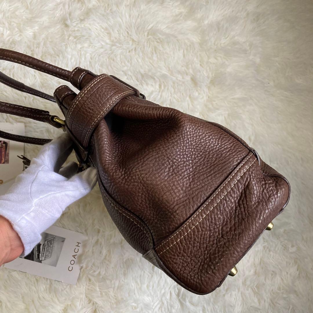 極美品 vintage coach old archive y2k ミニボストン