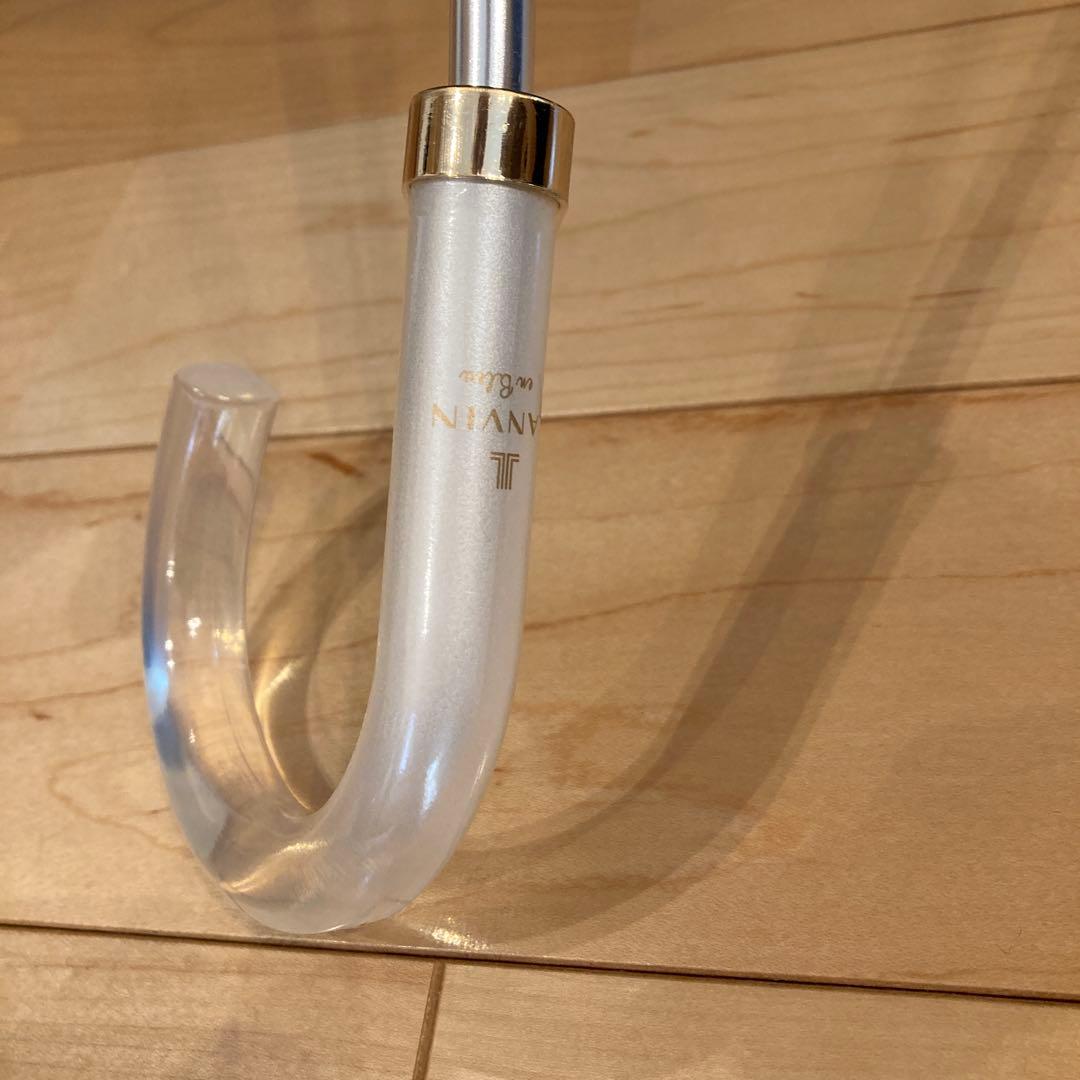 ランバンオンブルー　フリル付き晴雨兼用日傘　ベージュ