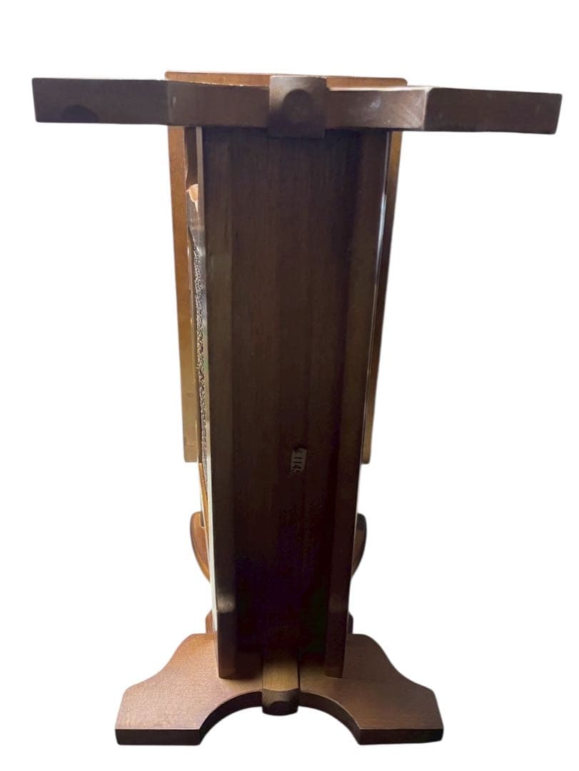 カリモク家具 コロニアル マガジンラック付き サイドテーブル ブナ材 クラシカル