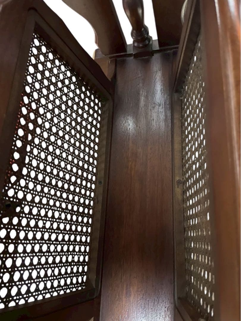 カリモク家具 コロニアル マガジンラック付き サイドテーブル ブナ材 クラシカル