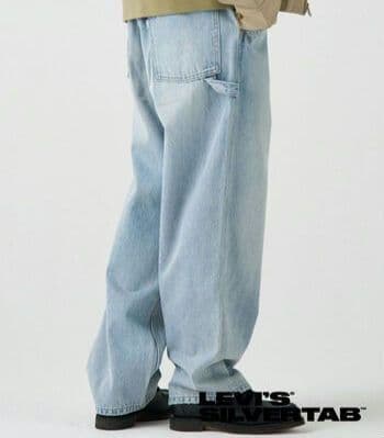 34×30【新品・未使用】Levi's　 シルバータブ　バギーカーペンター