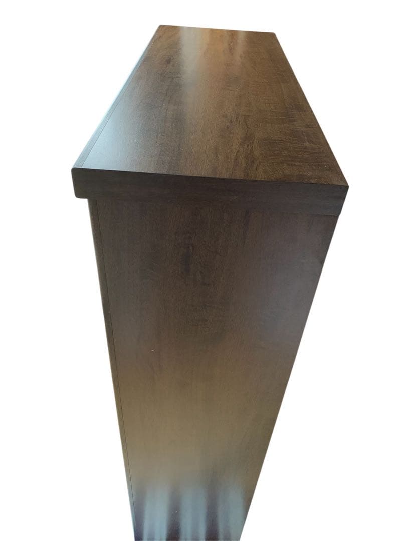 木製4段本棚 ブラウン