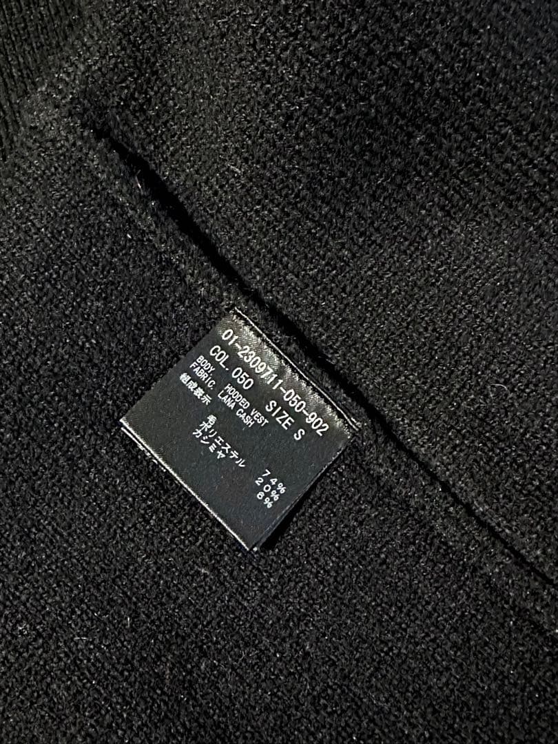 Theory★Lana Cash Hooded Vest/ニットベスト/S