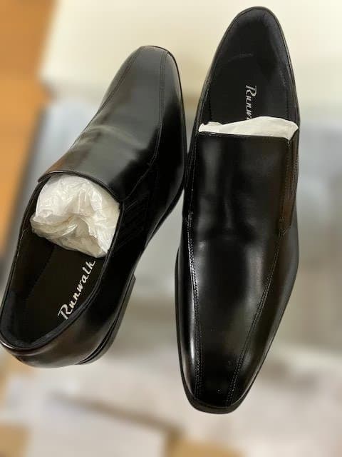 【★新品未使用★】アシックスウォーキング ビジネスシューズ 黒 サイズ27