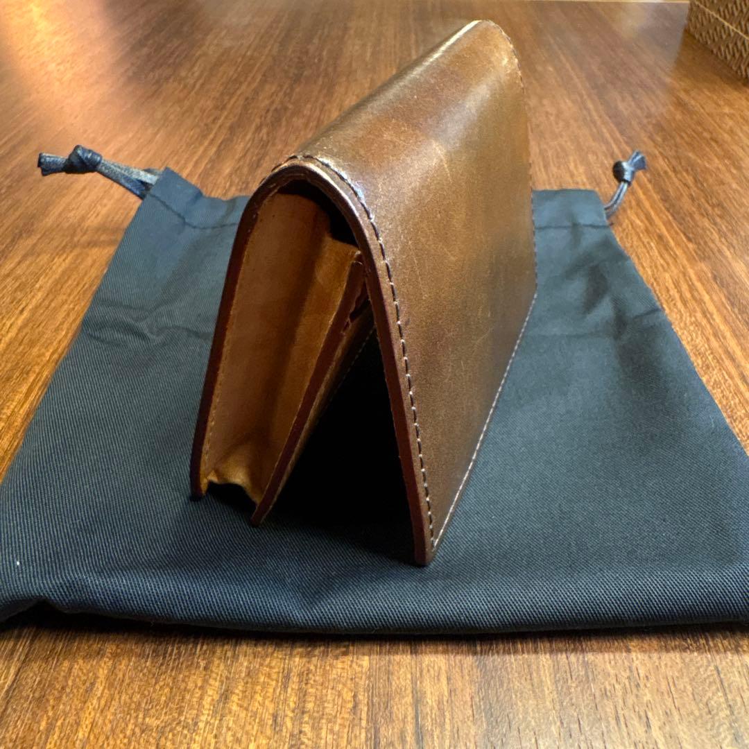 GANZO CORDOVAN (コードバン) 通しマチ名刺入れ