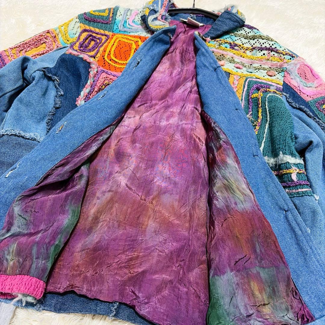 SANDY STARKMAN ヴィンテージ デニムジャケット　3D インド製