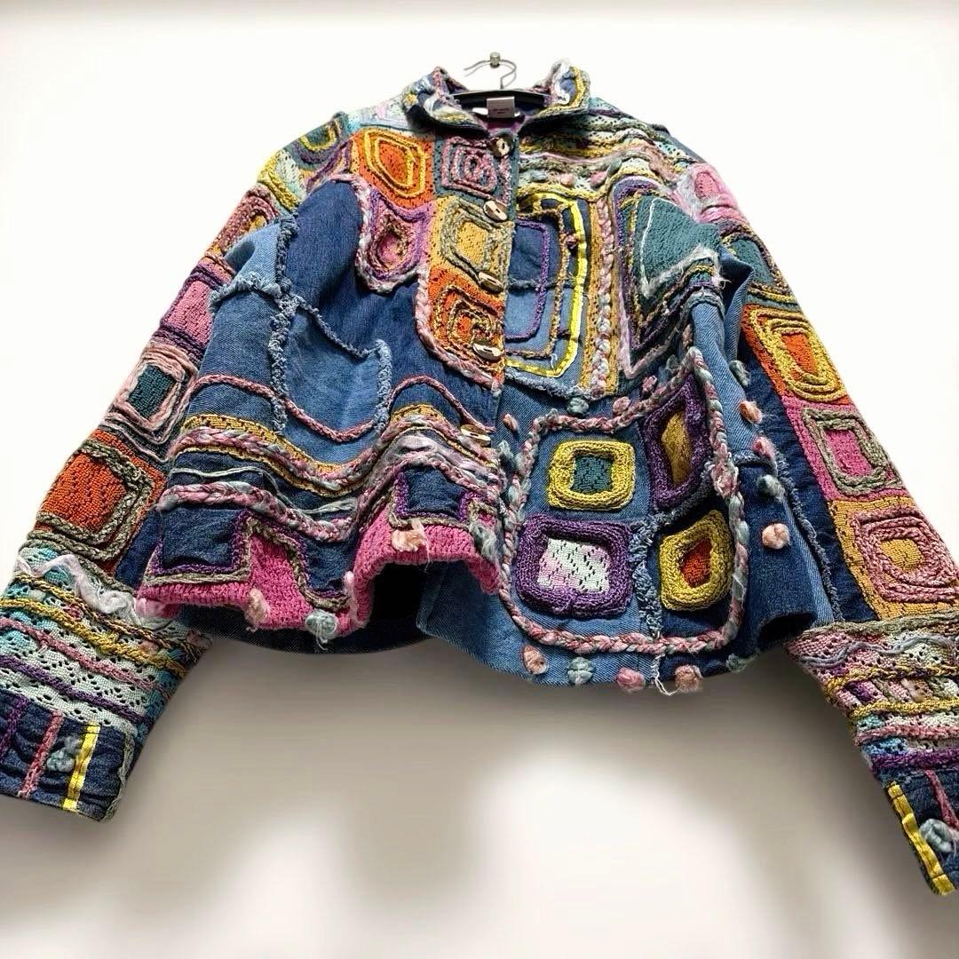 SANDY STARKMAN ヴィンテージ デニムジャケット　3D インド製