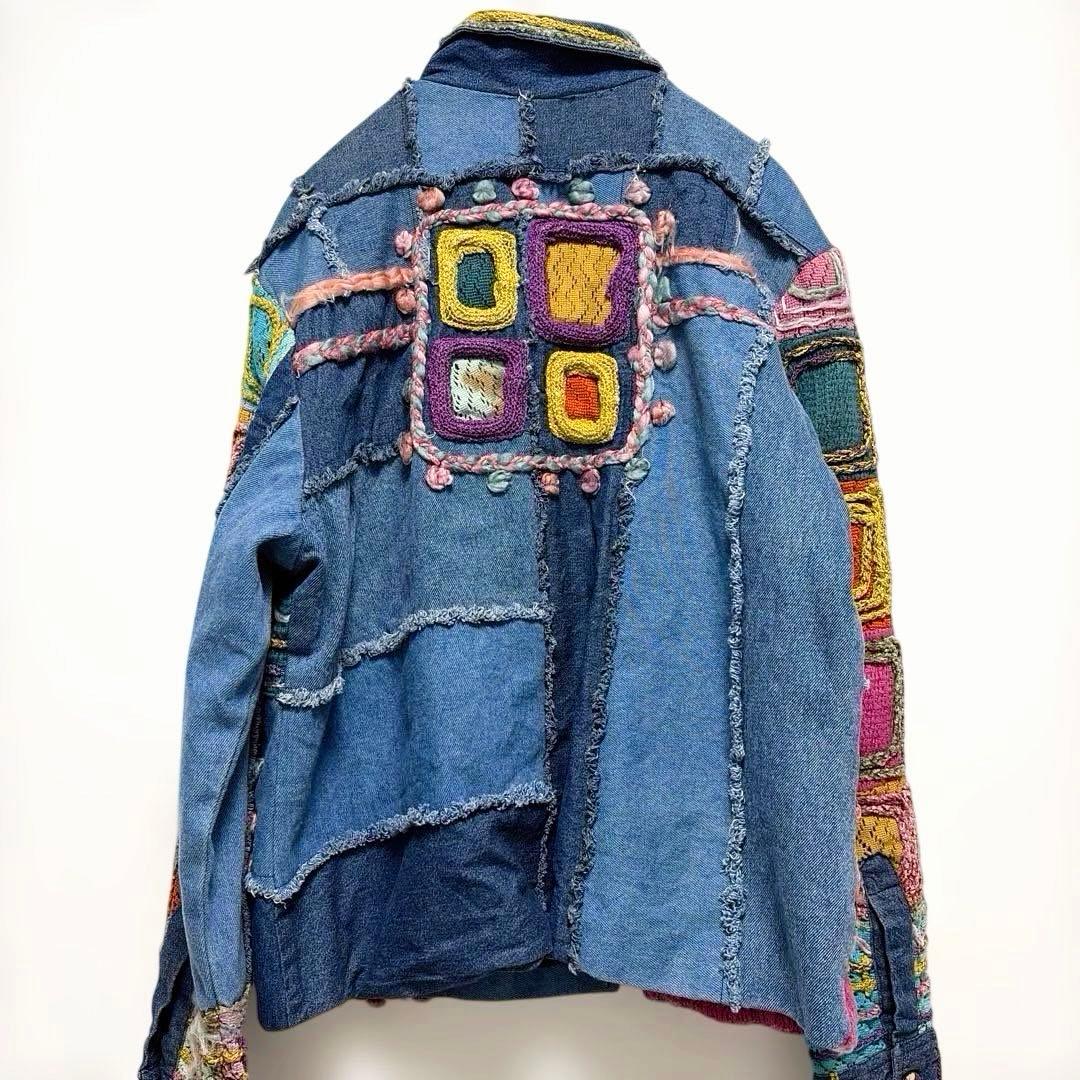 SANDY STARKMAN ヴィンテージ デニムジャケット　3D インド製