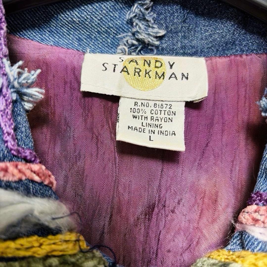SANDY STARKMAN ヴィンテージ デニムジャケット　3D インド製