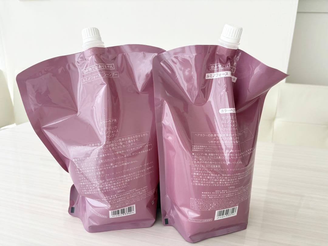 サブリミック ルミノフォース シャンプー 1800mLトリートメント 1800g