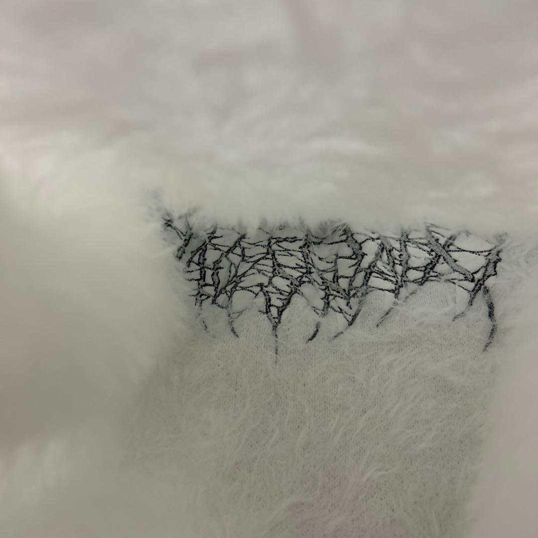 yxngbratz ヤンブラ　YB Logo Knit White ニット