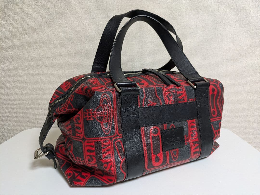 ☆早い者勝ち☆【美品】ヴィヴィアンウエストウッド ボストンバッグ オーブ 総柄