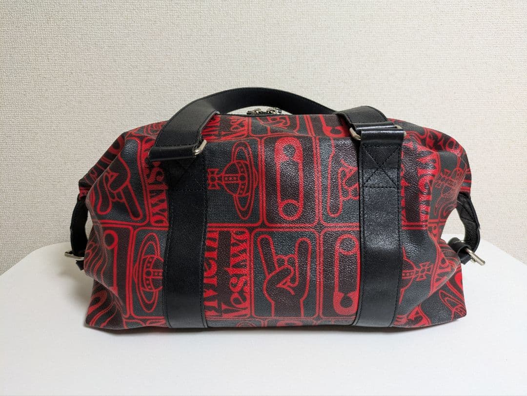 ☆早い者勝ち☆【美品】ヴィヴィアンウエストウッド ボストンバッグ オーブ 総柄