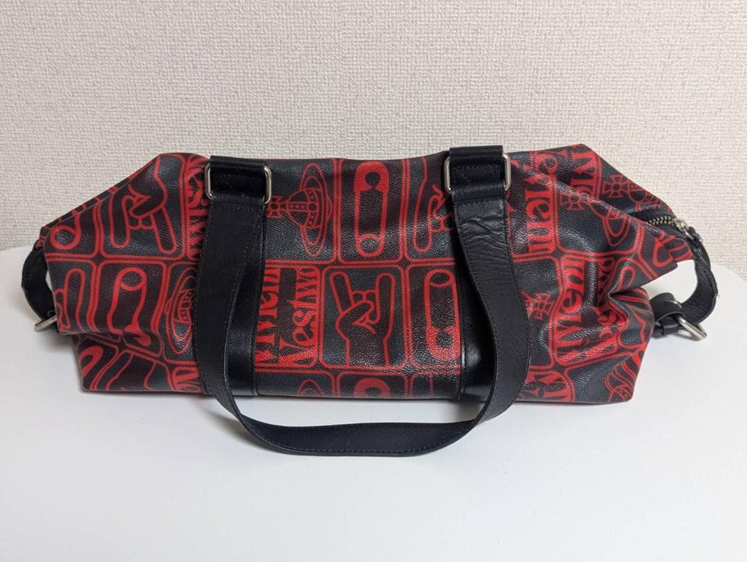 ☆早い者勝ち☆【美品】ヴィヴィアンウエストウッド ボストンバッグ オーブ 総柄