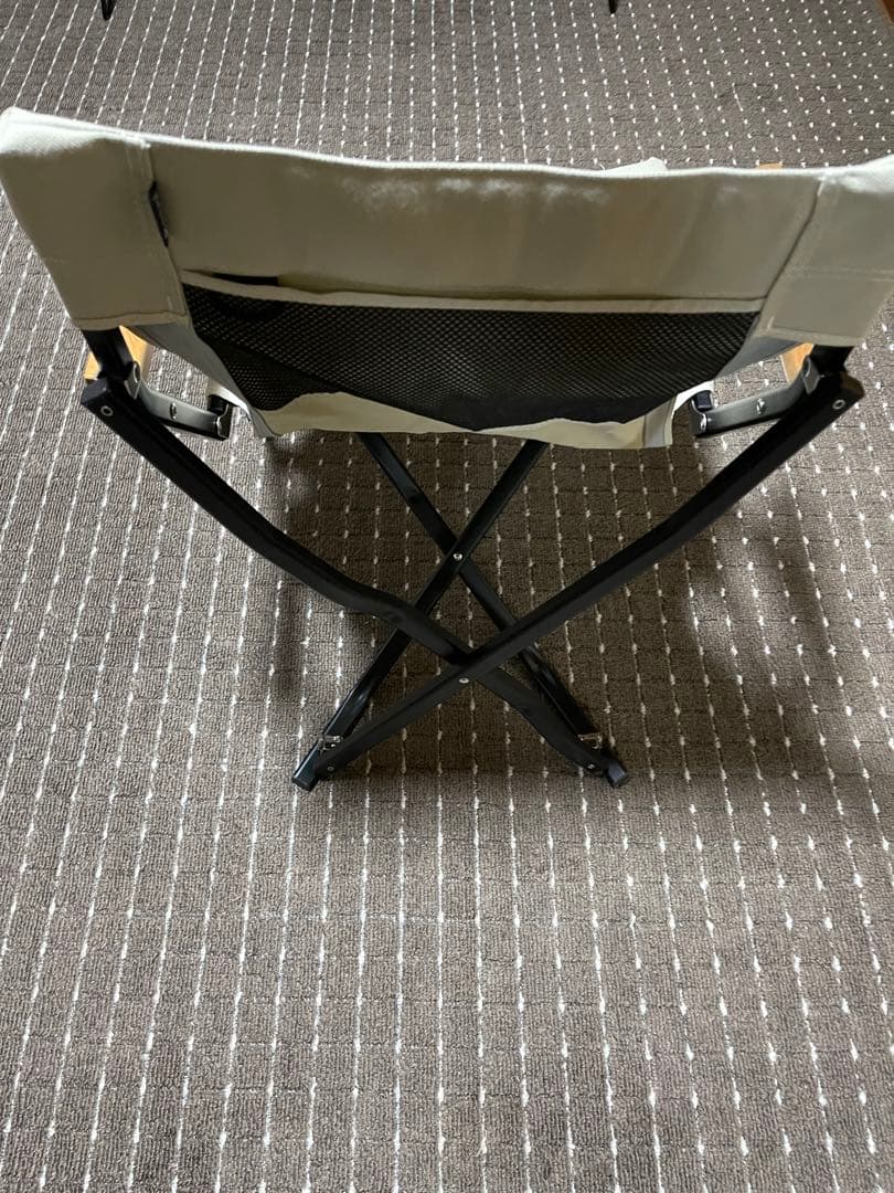 カ*タ様 スノーピーク　ローチェアショート　アイボリー　収納ケース・ドリンクホル