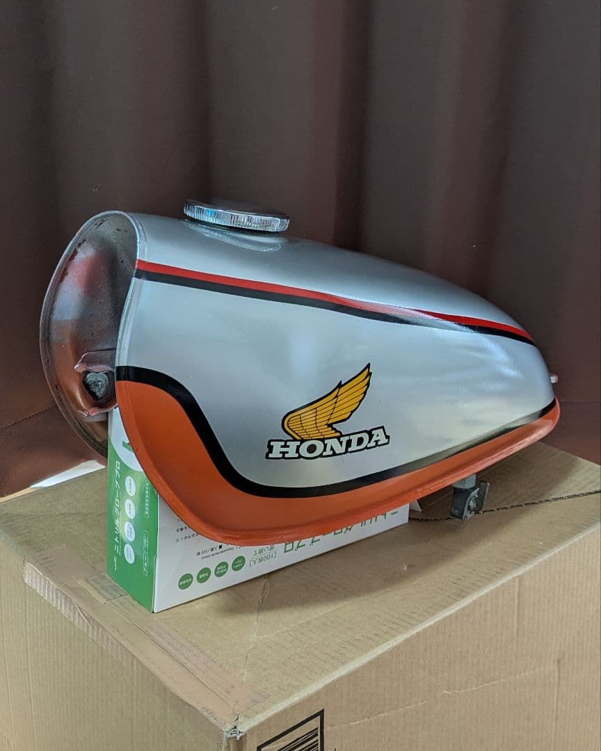 HONDA 純正 バイクタンク シルバー オレンジ XL230
