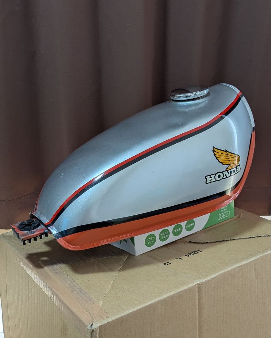 HONDA 純正 バイクタンク シルバー オレンジ XL230