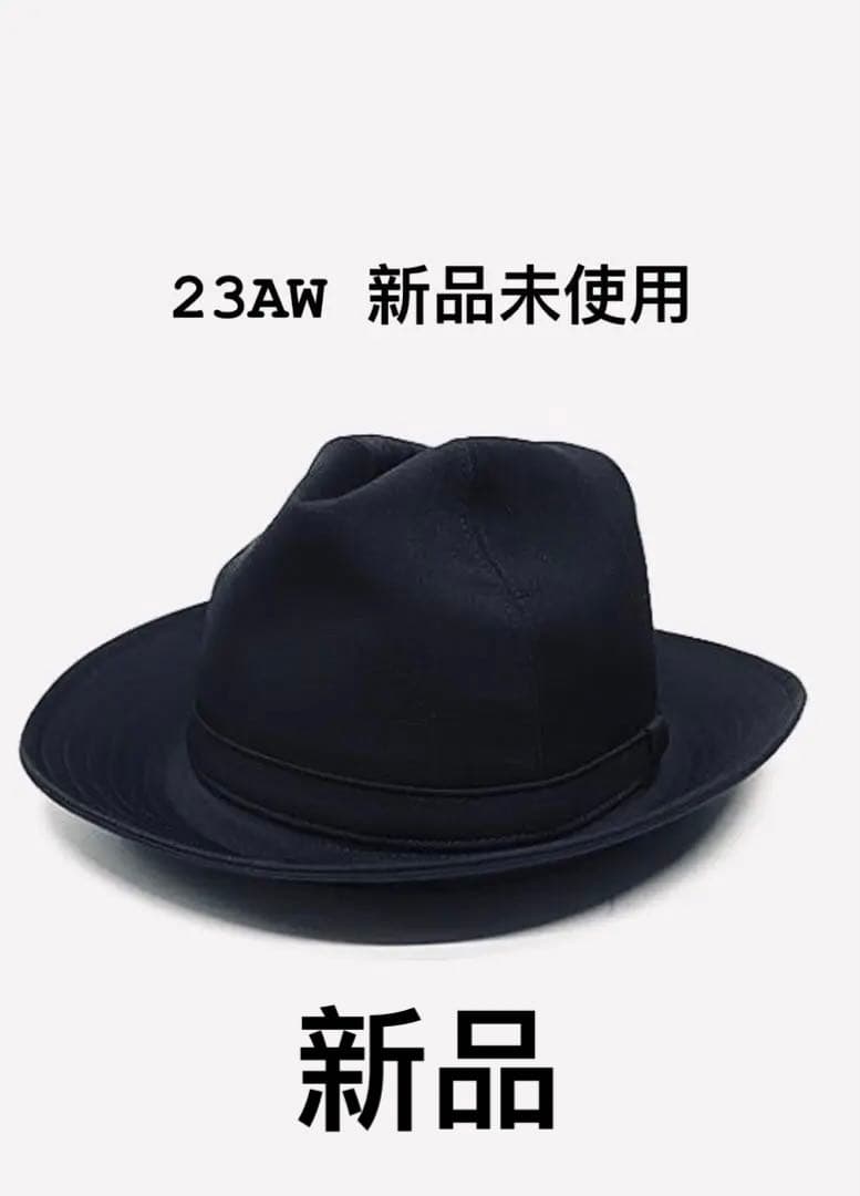 新品 yohji yamamoto pour homme フェドラハット