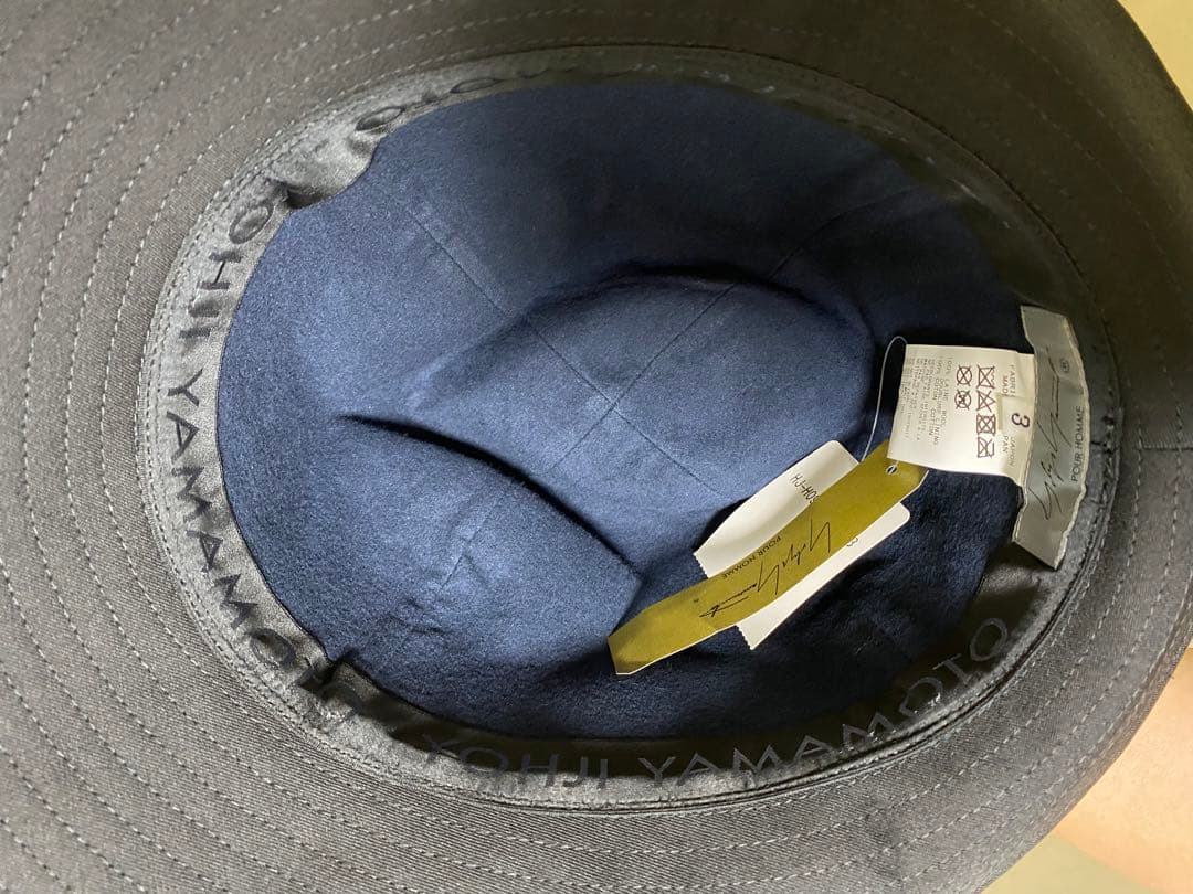 新品 yohji yamamoto pour homme フェドラハット