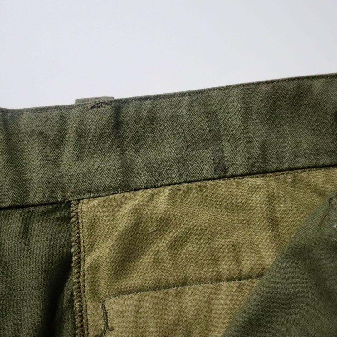 ア*田様 フランス軍 M-47 カーゴパンツ 後期 デッドストック 実物 オリー