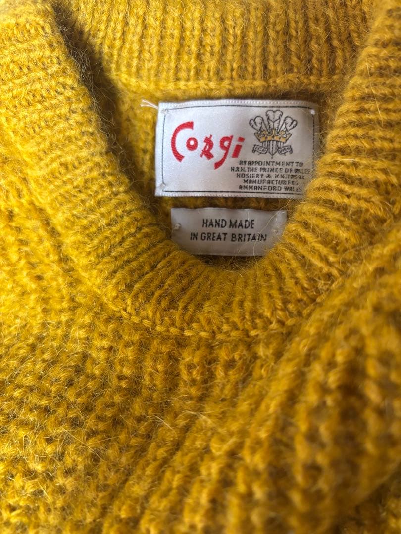 corgi リブ編みニット