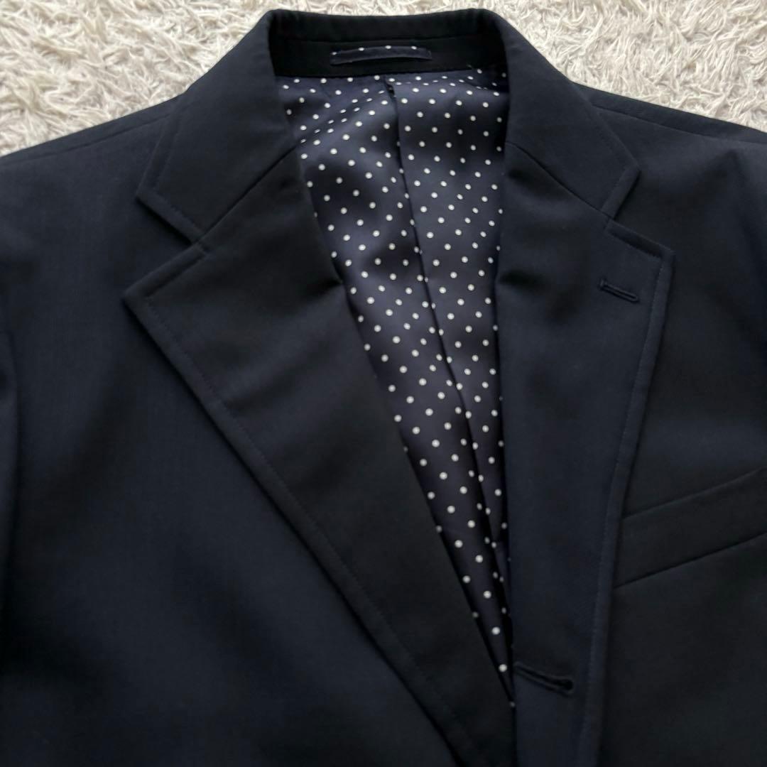 ★希少 Lサイズ★ J.PRESS 紺ブレ 銀ボタン 裏地ドット テーラード