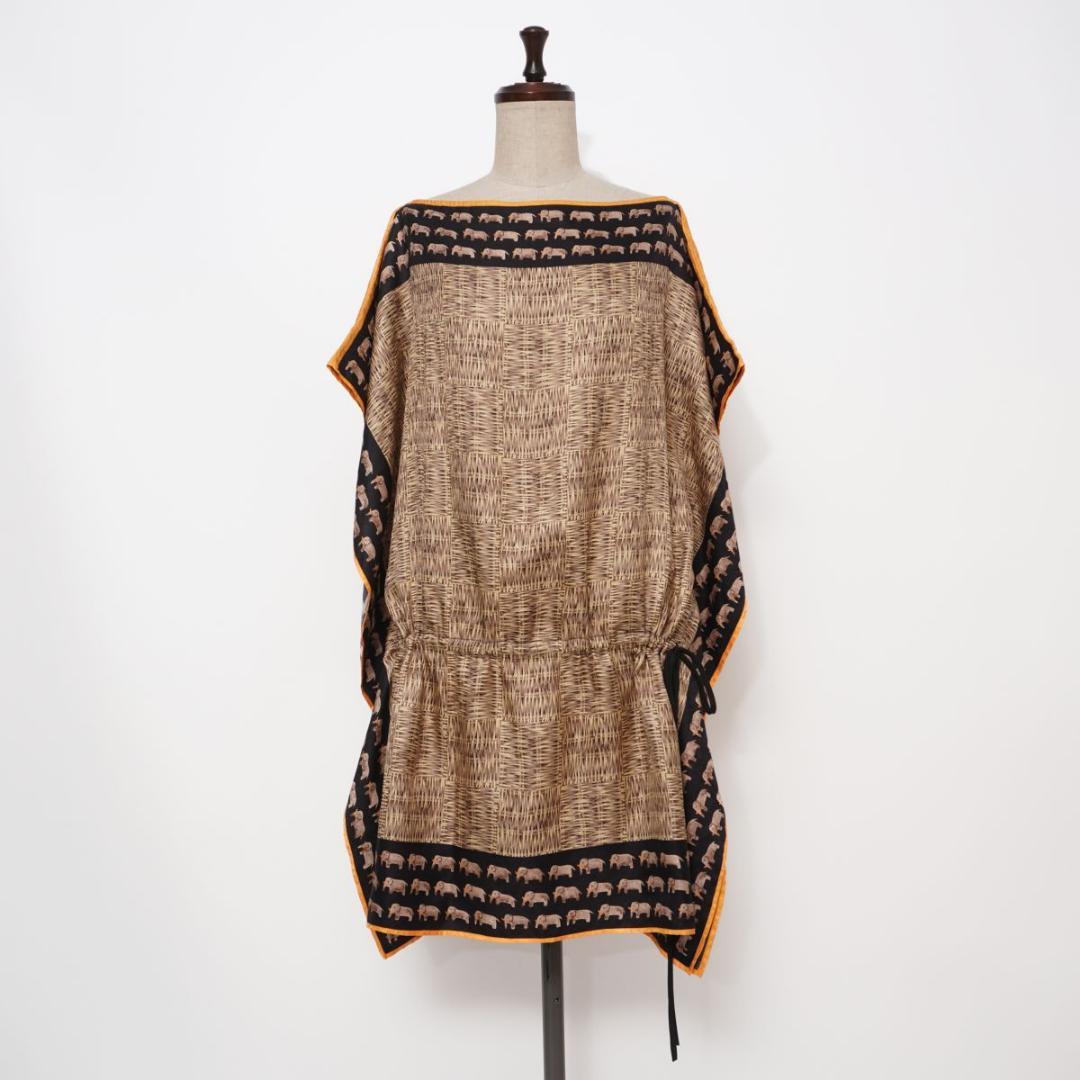 美品 ジムトンプソン エレファントバンダナチュニック サイズF*ED1148