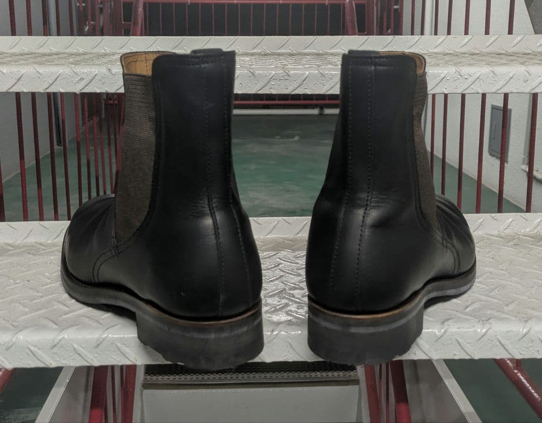 【逸品】KADOYA ✕リーガル ショートブーツ　ブラック　27.5cm 日本製