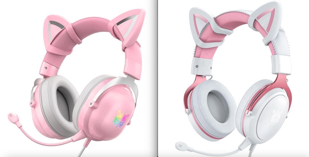 送料無料　光る　猫耳　ネコミミ　ゲーミング　ヘッドセット　ヘッドホン