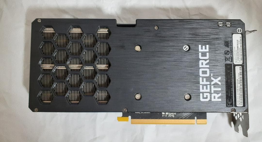 GeForce RTX 3060 GHOST 12G 化粧箱付き