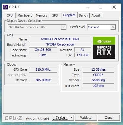 GeForce RTX 3060 GHOST 12G 化粧箱付き