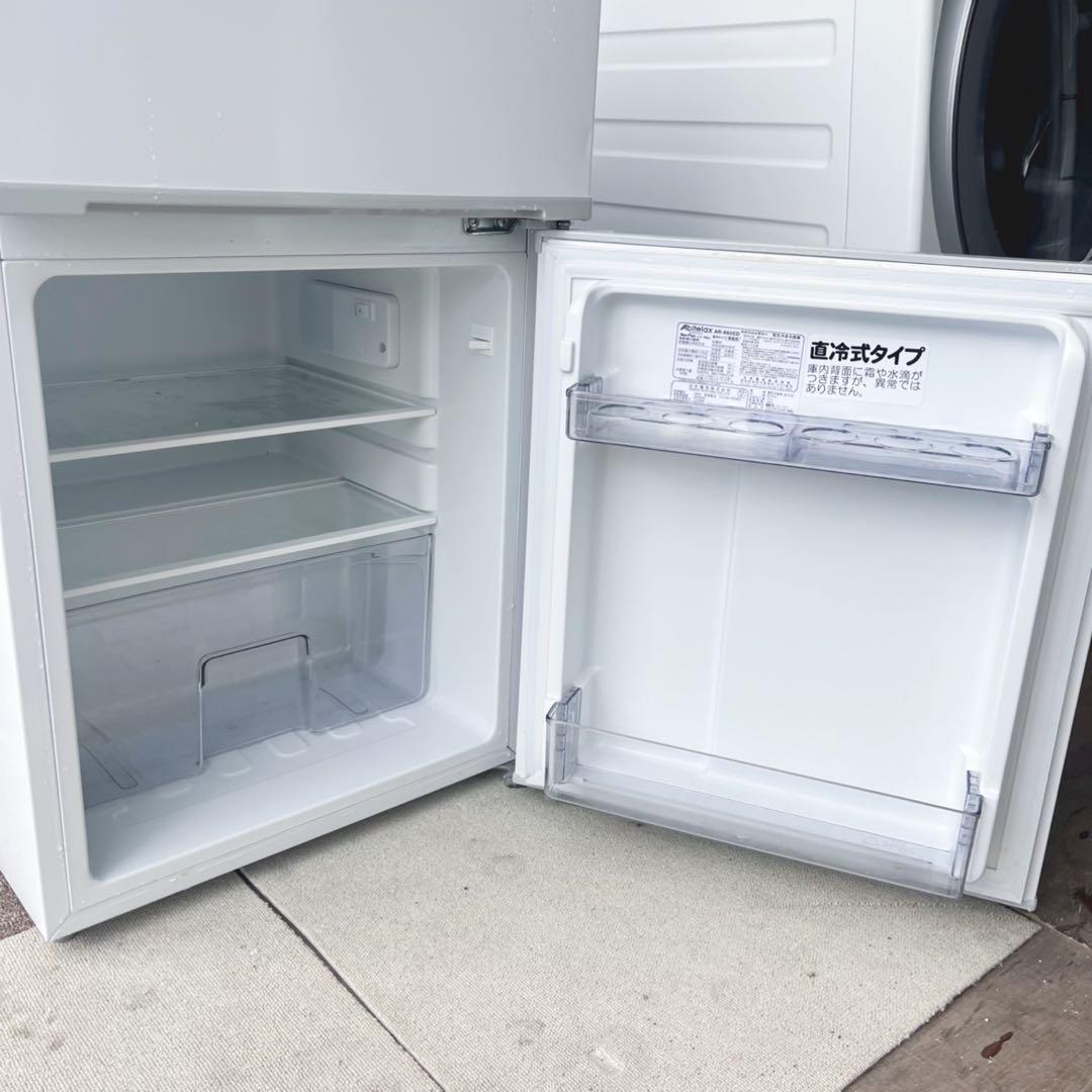 取付無料！格安早い者勝ち！コンパクトサイズ ホワイトインテリア冷蔵庫！洗濯機