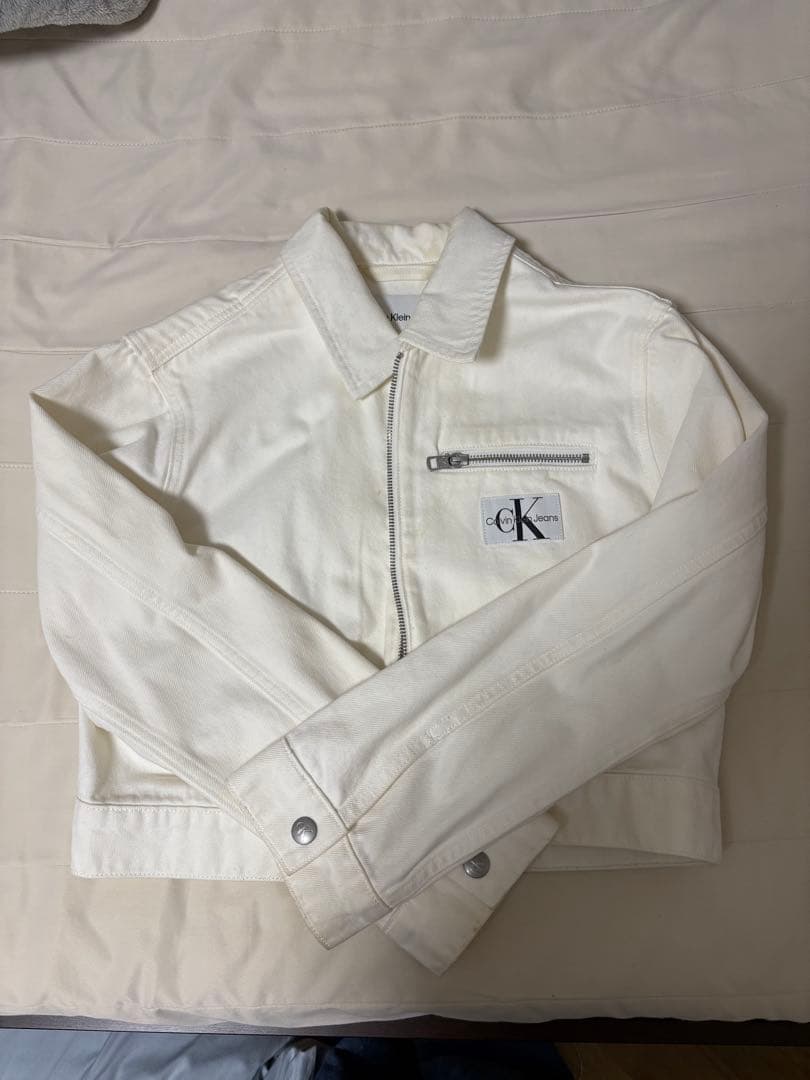 ジャケット・アウター   white denim jacket