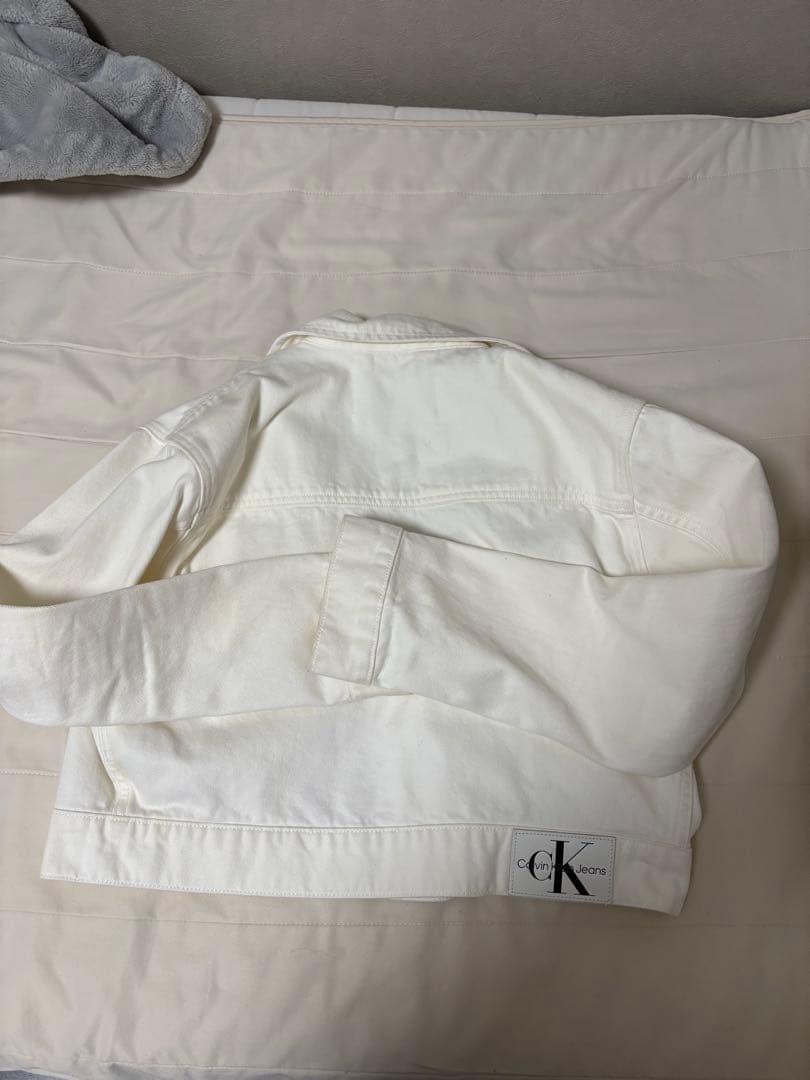 ジャケット・アウター   white denim jacket