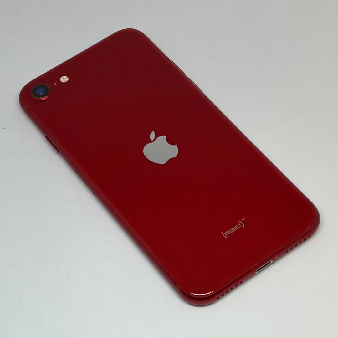 M36美品【電池新品100％表示】iPhone SE3 64GB レッド