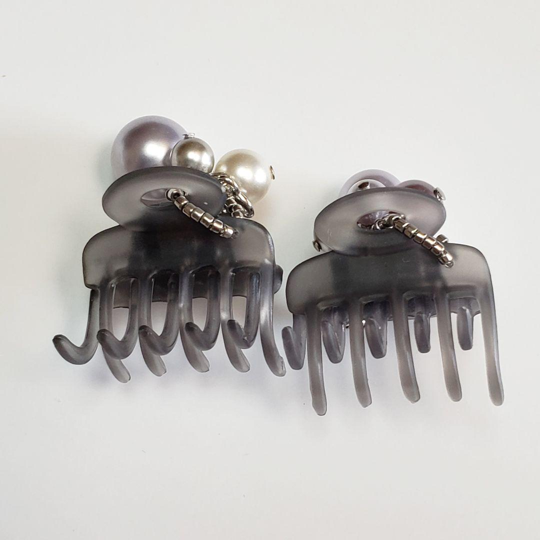 新品未使用　コンプレックスビズ スワロフスキー　パール　ホイップクリップ