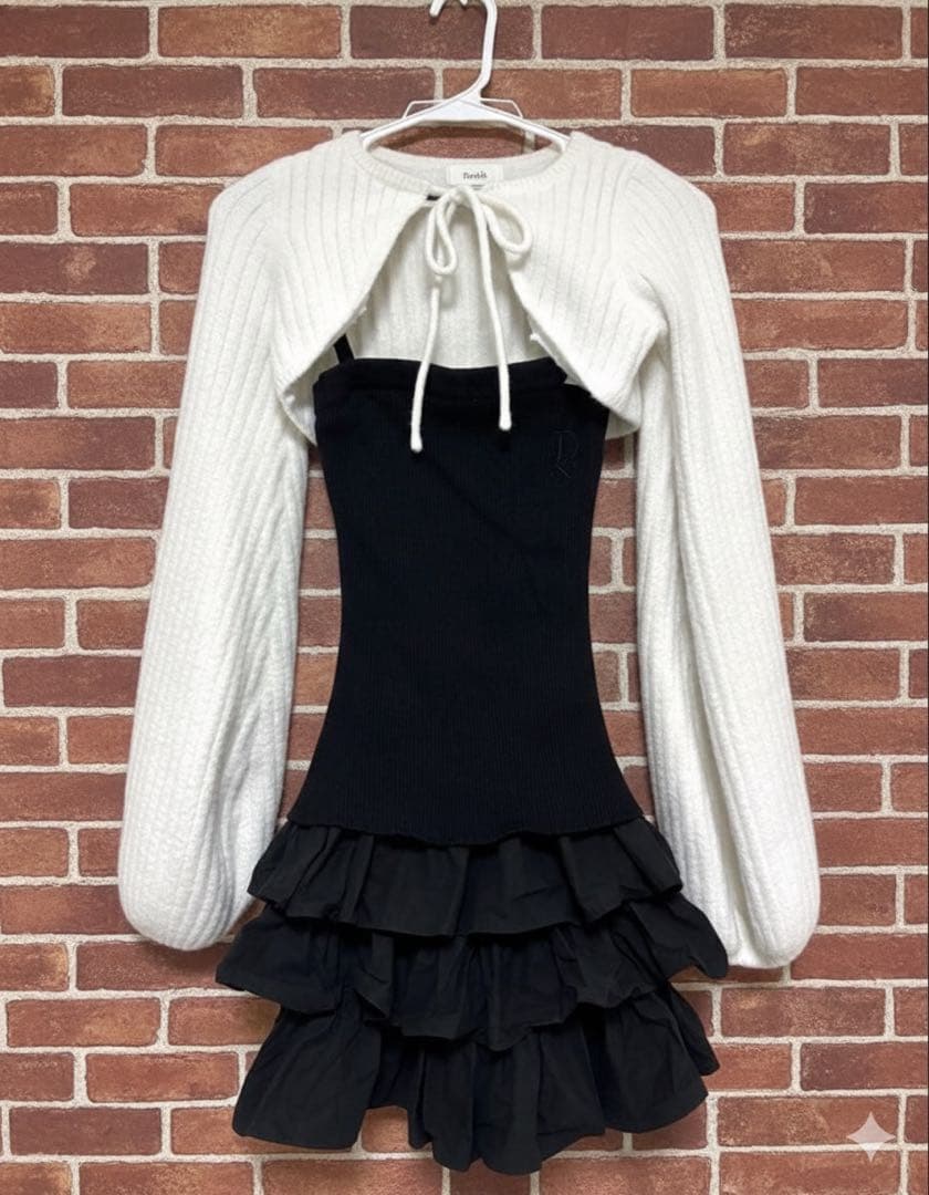 Darich ティアードフリルミニワンピース