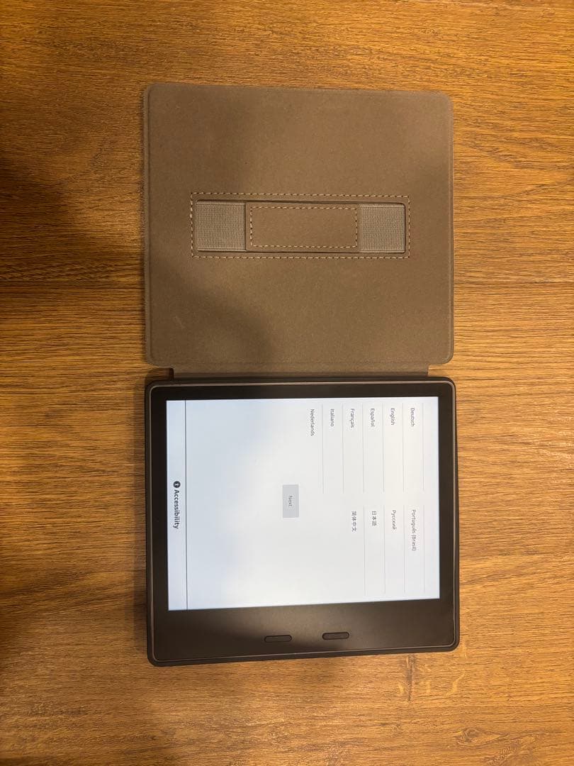 Kindle Oasis 本体 シルバー カバー付き