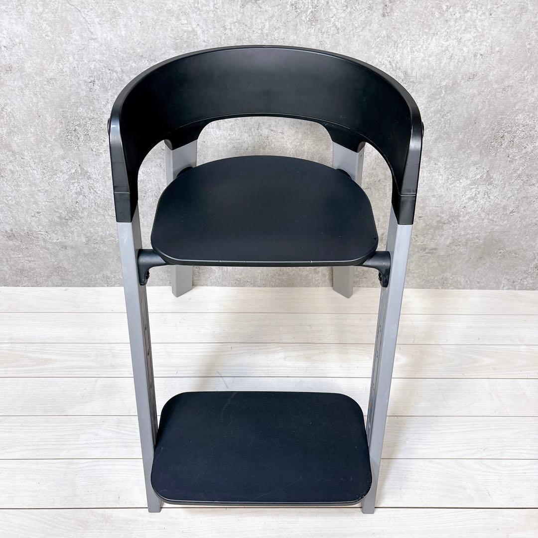 Stokke ストッケ ベビーチェア ハイチェア ステップス ブラック×グレー