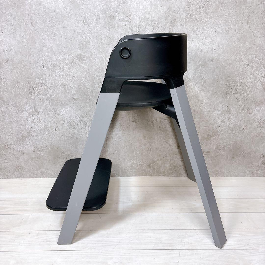 Stokke ストッケ ベビーチェア ハイチェア ステップス ブラック×グレー
