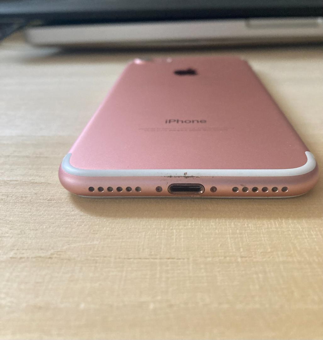 美品　iPhone 7 ROSE GOLD SIMフリー