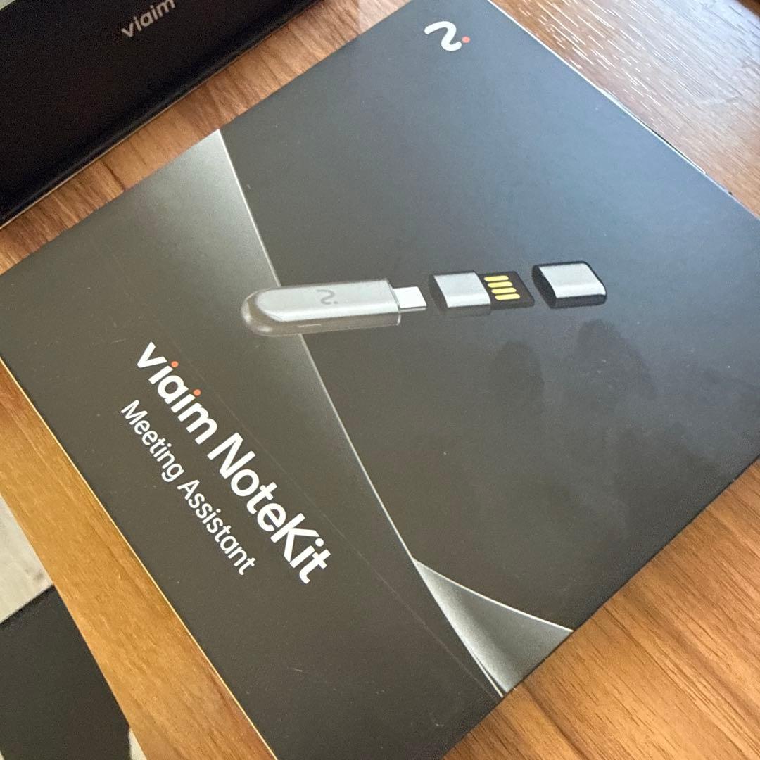 viaim 会議録音可能 多機能ワイヤレスイヤホン 充電ケース付き