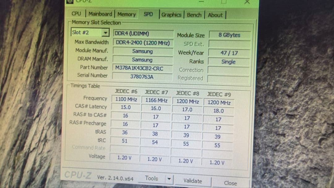 DDR4 8GBx4枚 32GB pc4-2400 動作確認済み ④