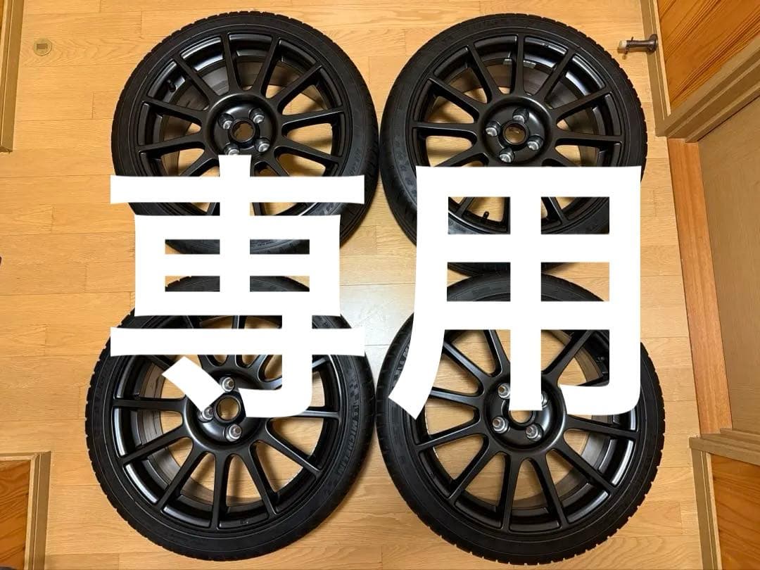 【送料込】2024年 Abarthアバルト 595 695 純正ホイール+タイヤ